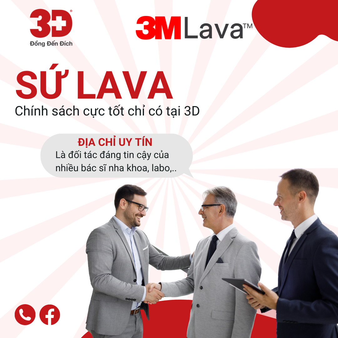 Text: mua sứ lava chính hãng uy tín tại công ty 3D